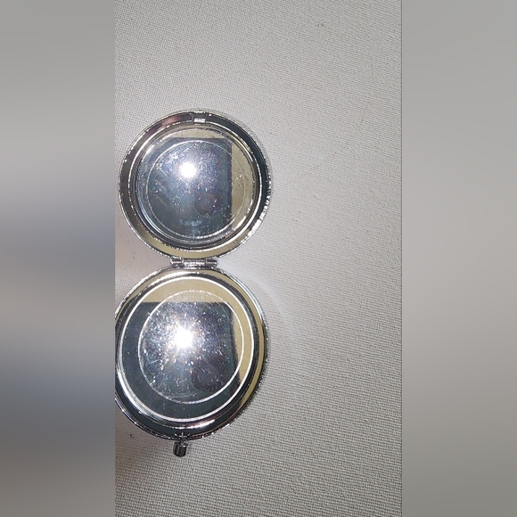 BEJEWELED EUC PURSE EMBELLISHED COMPACT MIRROR - Picture 2 of 5